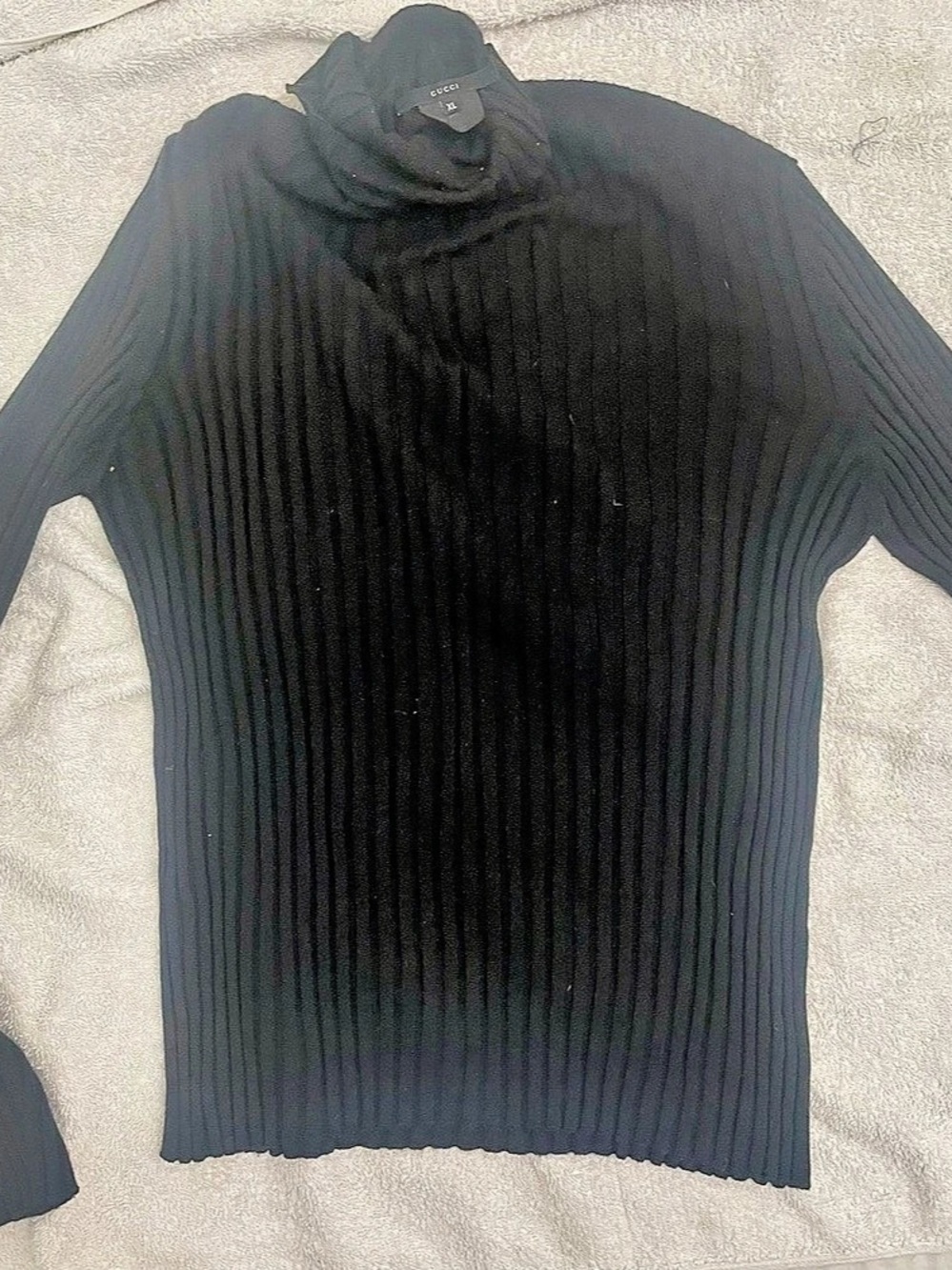 Gucci Black Turtleneck Sweater XL